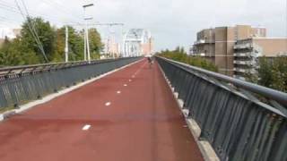 Cycle Bridge in Nijmegen Netherlands 34 [upl. by Mountford]