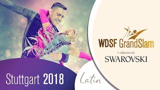 Janzen  Bunina GER  2018 GS LAT Stuttgart  R3 S  DanceSport Total [upl. by Notyalc]