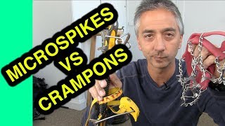 How to Choose Between Microspikes and Crampons for Backpackers and Climbers [upl. by Margaretta]