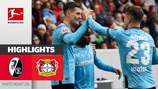 Leverkusen Is On Another Level  Freiburg  Bayer Leverkusen 23  Highlights  MD 26 – Bundesliga [upl. by Aymer]