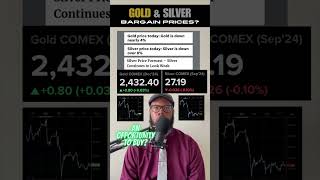 Gold amp Silver Buying Opportunity shorts gold goldandsilver preciousmetals silver silverprice [upl. by Shepard]