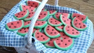 How to Make Watermelon Cookies [upl. by Karalee8]