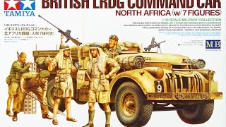 135 scale Tamiya British LRDG Command vehicle  Inbox review [upl. by Rox]