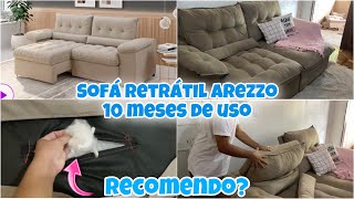 SOFÁ RETRÁTIL E RECLINÁVEL AREZZO BESTHOUSE  10 MESES DE USO  VALE A PENA [upl. by Amanda214]