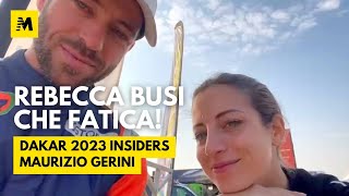 Dakar 2023 Insiders Maurizio Gerini e la sfortuna di Rebecca Busi [upl. by Paugh]