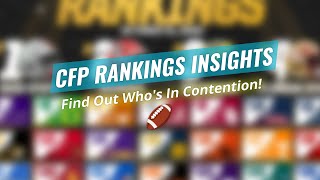 📈 CFP Rankings Today Surprising Contenders 🏈 [upl. by Newsom12]