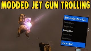 GIVING PLAYERS A MODDED JET GUN Zombie Mod Trolling [upl. by Mohr]