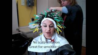 Spiral Perm on Long Hair [upl. by Fiedler]