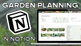 No more late seed starting 🍅 My customizable gardening calendar in Notion [upl. by Alcock]