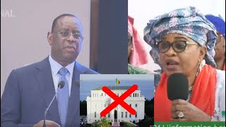 Aida Mbodj hausse le ton et donne un délai à Macky à Macky pour quitter le Palais [upl. by Eloc]