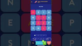 Wordbrain 2 New Year Event DAY 7  January 7 2024  Wordbrain2 NewYearEvent 2024 [upl. by Colton]