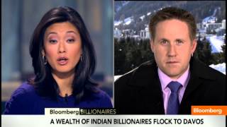 A Wealth of Indian Billionaires Flock to Davos [upl. by Cuyler317]