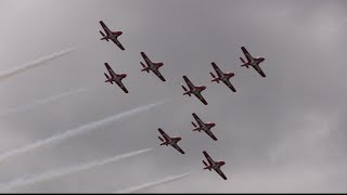 Canadian Snowbirds  2024 Quinte International Air Show [upl. by Anayrb]