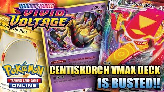 The BEST WAY to play the Centiskorch VMAX deck  With Scoop Up Nets Pokemon TCG [upl. by Hobbie]