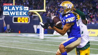 CFL Plays of the Week  Week 20 2023 [upl. by Essilec]