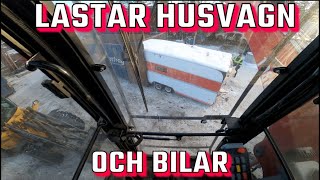 Lastar husvagn och bilar [upl. by Tnirb]