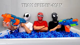 TEAM SPIDERMAN IN REAL LIFE  LIVE ACTION STORY 6 [upl. by Chor]