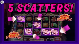 RARE 5 Scatter Trigger Bonus On Burn Em Up 7s Premium Play  £500 FOBT Arcade Slot [upl. by Franzoni812]