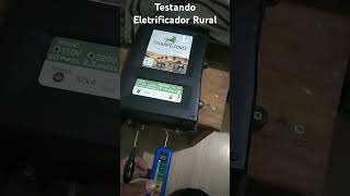 Teste do Eletrificador Rural Pampeano agora só instalar postarei novos vídeos [upl. by Tteve]