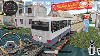 Minibus Simulator Vietnam  Realistic Driving  Android Gameplay [upl. by Goeger]