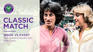 Chris Evert vs Virginia Wade  Wimbledon 1977 Semifinal  Full Match [upl. by Aleuname809]