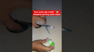 Cara cerdas dan mudah mengasa gunt1ng ⁉️😱diy tutorial kreatif [upl. by Sherwood472]