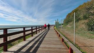 Calahonda boardwalk to Mijas Costa limit bike tour [upl. by Ymarej935]