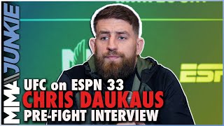 Chris Daukaus talks hardships of KO loss to Derrick Lewis I was in a dark place  UFC on ESPN 33 [upl. by Mastrianni]