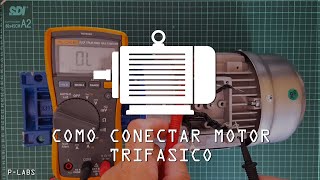 Como conectar motor trifasico bornera  estrella  triangulo PLABS [upl. by Nesrac]