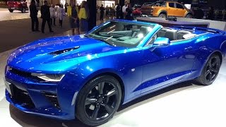 Salão do Automóvel São Paulo 2016  Camaro Conversível 2017 [upl. by Viehmann]