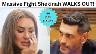 Shekinah and Sarper have a MASSIVE FIGHT Shekinah packs up and walks out on Sarper 90 DAY FIANCE [upl. by Barry186]