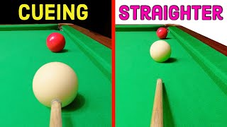 Snooker Cue Action Why So Difficult Straight Cueing [upl. by Alburga]