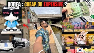 How expensive is Seoul South Korea  My first day in South Korea  Indian in Korea  Ep 2 [upl. by Teresina]