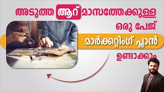 One page Marketing Plan for 6 Months  മലയാളം  Siju Rajan [upl. by Mallon]