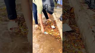 Drain Delight Watch Short Satisfying Cleaning for the Community Hall flood flooding [upl. by Ecinaj271]