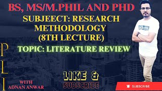 Literature Review for Research bs ms mphil phd researchmethodology research [upl. by Moyra911]