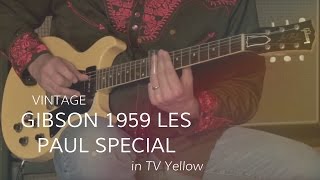 Vintage Gibson 1959 Les Paul Special TV Yellow • Wildwood Guitars amp The Mike Slubowski Treasures [upl. by Bryn]