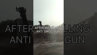 Effect of dust suppression system at stone crusher site with before and after installation video [upl. by Valeda737]