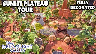 JUNGLE SUNLIT PLATEAU TOURLION KING THEME 2024 REDESIGNFULLY DECORATEDDISNEY DREAMLIGHT VALLEY [upl. by Imer433]