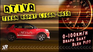 Perodua Ativa Test Drive Acceleration 0100 kmh [upl. by Merci]