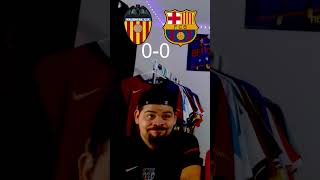 REACCIONANDO AL VALENCIA VS FC BARCELONA 12 PARTE 1 [upl. by Anyaled186]