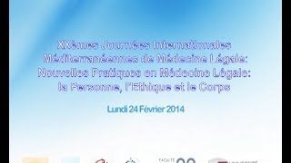 Faculté de médecine Paris Descartes  20èmes Journées Internationales de Médecine Légale  12 [upl. by Ahsienot]