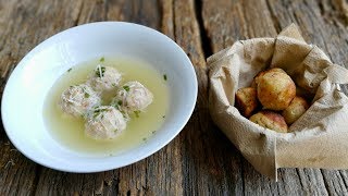 CANEDERLI Italian Soft Bread Dumplings  knödel [upl. by Dhaf]