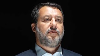 Salvini quotRischio il carcere perché la sinistra ha deciso che difendere i confini italiani è unquot [upl. by Stoops]