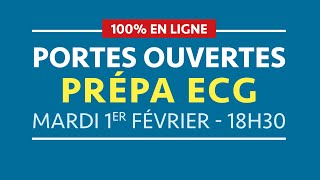 PORTES OUVERTES PRÉPA ECG  Mardi 1er février 2022 [upl. by Twila]