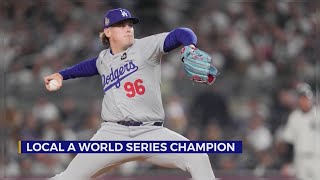 Johnson City native former Buc wins World Series with Dodgers [upl. by Sosna17]