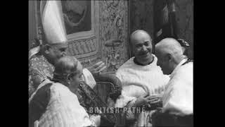 Creation of new Cardinals of the Holy Roman Church Consistory with Pope John XXIII Vatican 1960 [upl. by Lenoil]