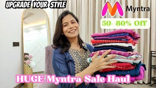 Huge Myntra Kurta Ethnic Pant Kurta Pant Dupatta amp Dress Haul l 5080 Sale Haul l Dream Simple [upl. by Ylatfen]