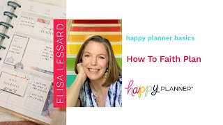 Happy Planner Basics Faith Planning [upl. by Larrie]