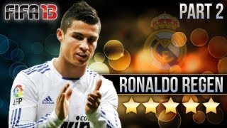 FIFA 13 Career Mode  RONALDO REGEN with Stats and Gameplay Part 2 [upl. by Irehj]